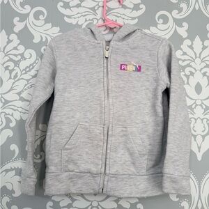 10/$25 • Puma Zip Hooded Graphic Sweatshirt‎